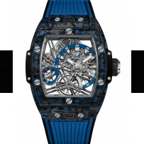 AAA Replica Hublot Spirit Of Big Bang Tourbillon Carbon Blue Watch 645.QL.7117.RX