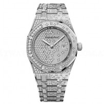 AAA Replica Audemars Piguet Royal Oak Quartz White Gold Watch 67654BC.ZZ.1264BC.01
