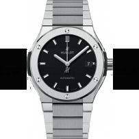 AAA Replica Hublot Classic Fusion Titanium Bracelet Watch 510.NX.1170.NX