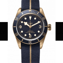 AAA Replica Tudor Black Bay Bronze Blue Bucherer Edition Watch 79250BB-0001