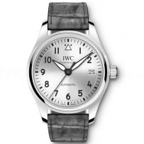 AAA Replica IWC Pilot Automatic Silver Dial Mens Watch IW324007