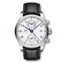 AAA Replica IWC Portugieser Chronograph Classic Silver Dial Watch IW390302