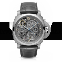 AAA Replica Panerai Luminor 1950 Tourbillon GMT Titanio Lo Scienziato Mens Watch PAM00578