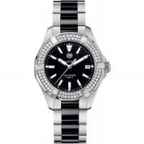 AAA Replica Tag Heuer Aquaracer Quartz 35mm Ladies Watch way131e.ba0913