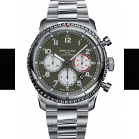 AAA Replica Breitling Aviator 8 B01 Chronograph 43 Curtiss Warhawk Watch AB01192A1L1A1