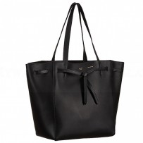 Celine Cabas Phantom Tie Tote Black 18926754