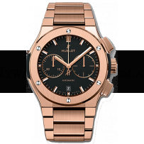 AAA Replica Hublot Classic Fusion Chronograph King Gold Bracelet Watch 520.OX.1180.OX