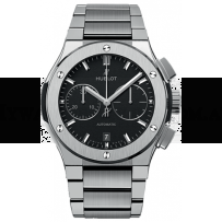 AAA Replica Hublot Classic Fusion Chronograph Titanium Bracelet Watch 520.NX.1170.NX
