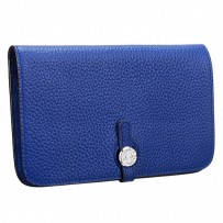 Hermes Dogon Wallet Dark Blue  18926634