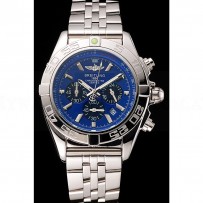 Breitling Chronomat 44 Blue Dial with Black Subdials Stainless Steel Bracelet  622508