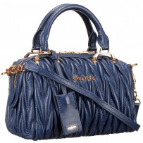 Miu Miu Top Handle Dark Blue