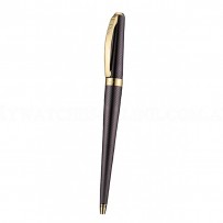 Christian Dior Gold Rimmed Fully Embossed Plum Slim Ballpoint Pen  622755