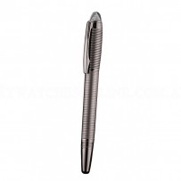 MontBlanc Starwalker Horizontally Grooved Light Brown Grey Ballpoint Pen With Cap  622808