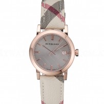 Burberry The City Classic Grey Dial  Haymarket  Bracelet  622566