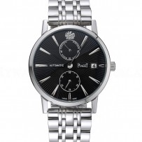 Piaget Altiplano Black Dial Silver Case Stainless Steel Bracelet  1454232