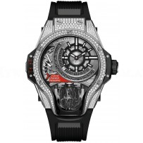 AAA Replica Hublot Masterpiece MP-09 Tourbillon Bi-Axis Titanium Diamonds Watch