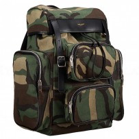Saint Laurent Delave Multi-Pocket Camouflage Backpack   18926721