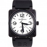 BR01-92 Carbon-White Dial-br10
