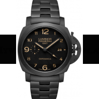 AAA Replica Panerai Luminor 1950 Tuttonero GMT Automatic Mens Watch PAM00438