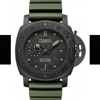 AAA Replica Panerai Luminor 1950 Submersible Marina Militare Carbotech™ 47mm Mens Watch PAM00961