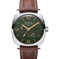 AAA Replica Panerai Radiomir GMT Power Reserve Edizione Verde Militare 45mm Mens Watch PAM00999