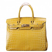 Hermes Birkin 35 Crocodile Yellow 608065