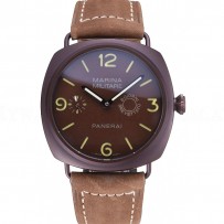 Panerai Luminor Marina Militare Purple Stainless Steel Bezel Khaki Bracelet  622320