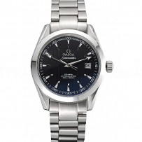 Omega Seamaster Black Dial Stainless Steel Band  622165