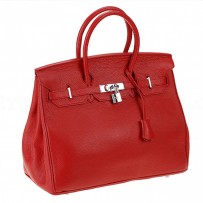 Hermes Medium Red Birkin Bag