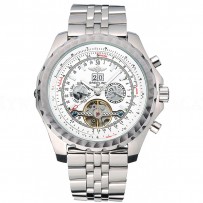 Breitling Bentley Mulliner Tourbillon White Dial Stainless Steel Case And Bracelet  622732