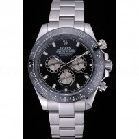 Rolex Cosmograph Daytona Black Dial Stainless Steel Bracelet  622543