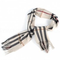 Burberry Classic Scarf in Heritage Check White 621837