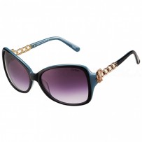 Cartier Panthere Decor Black And Blue Frame Sunglasses 308260