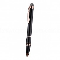MontBlanc Starwalker Red Gold Rimmed Black Ballpoint Pen  622817