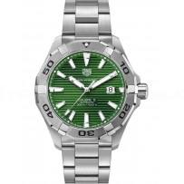 AAA Replica Tag Heuer Aquaracer Gents Green Dial Mens Watch WAY2015.BA0927