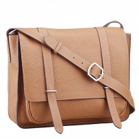 Hermes Man Messenger Bag Tan