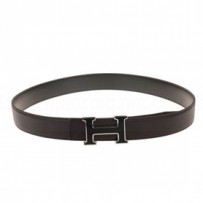 Hermes Large H Buckle Brown Belt