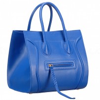 Celine Luggage Phantom Tote Blue
