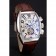 Franck Muller Casablanca White Dial Red Accent Number Tourbillon 41958