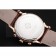 Patek Philippe Chronograph White Dial With Diamonds Rose Gold Case Brown Leather Strap