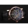 Patek Philippe Grand Complications Black Skeleton Dial Rose Gold Case Black Leather Strap 1453809