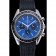 Omega Speedmaster Black Rubber Strap Blue Dial  622043