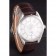 Omega Seamaster Silver Bezel with White Dial and Brown Leather Band  621573