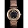 Cartier Ballon Bleu Rose Gold Stainelss Steel Strap Black Dial  621454