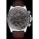 Rolex Cosmograph Daytona Stainless Steel  Case Grey Racing Dial Leather Bracelet   622632