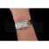 Cartier Tank Americaine White Dial Diamond Bezel Stainless Steel Case Two Tone Bracelet 1453778