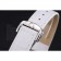 Omega Speedmaster Chronograph White Dial White Leather Bracelet  622452