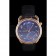 Hermes Classic Croco Leather Strap Navy Dial 801404