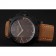 Swiss Panerai Luminor 1950 Brown Dial Black PVD Case Brown Suede Leather Strap 1453848