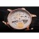 Swiss IWC Portuguese Black Dial Gold Case Black Leather Bracelet 1453918